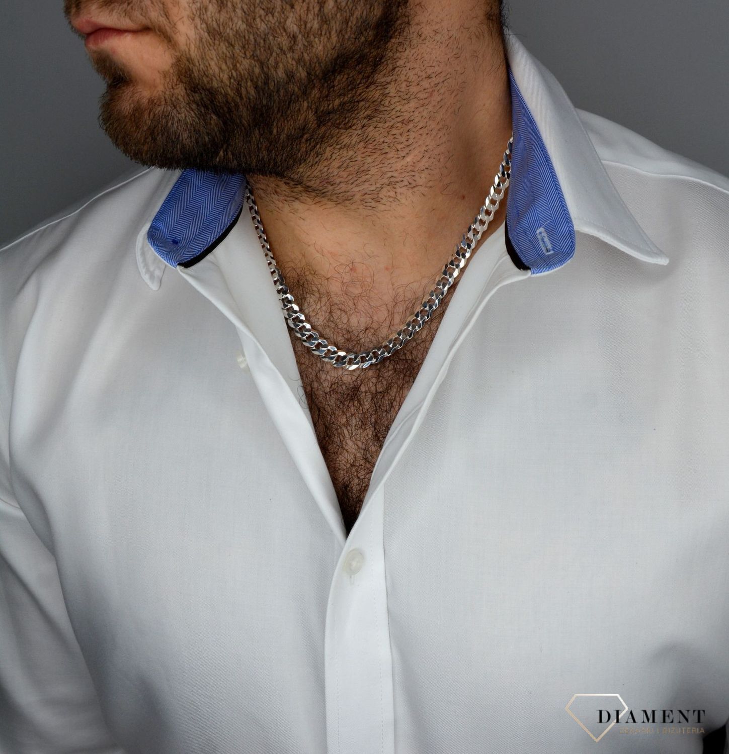 Srebrny łańcuszek Pancerka DIA-LAN-2087-200-925 8mm próba 925 (1).jpg